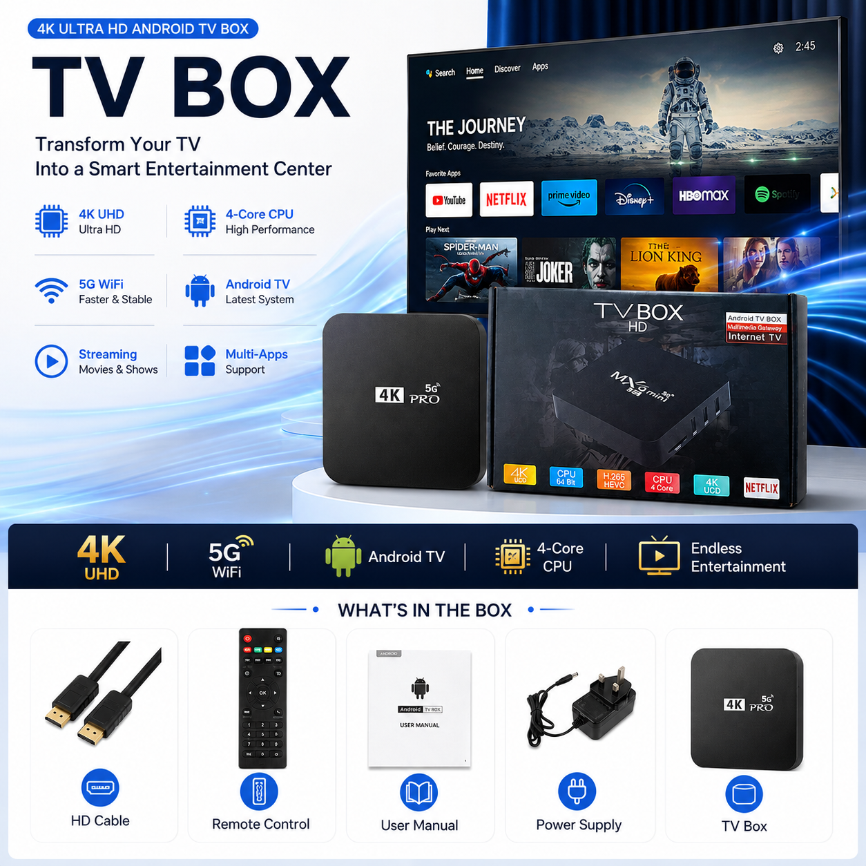 MXQ Pro 4K Android TV Box